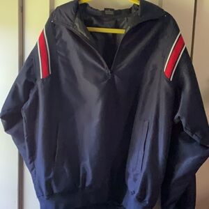Men's Navy Jacket with Red Accents umpire